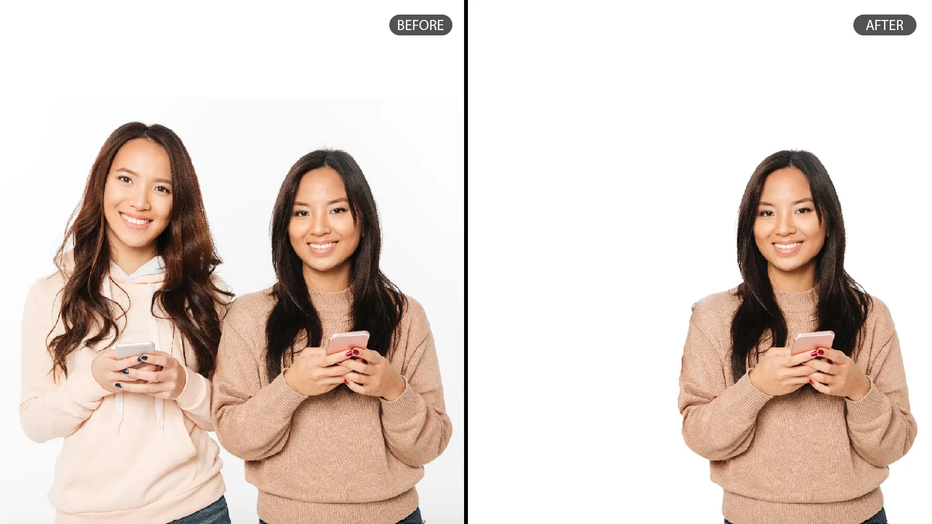 Photo with people removed, showcasing the background scenery.