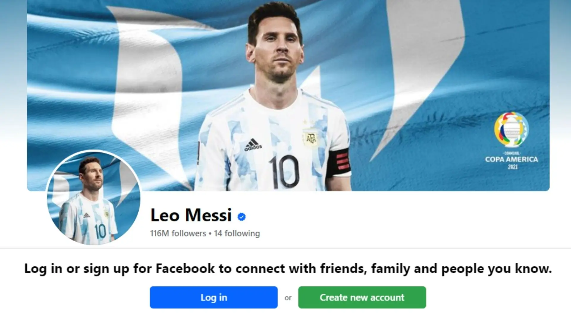 User interface of Facebook's login page tailored for Argentina, highlighting regional language and cultural elements.