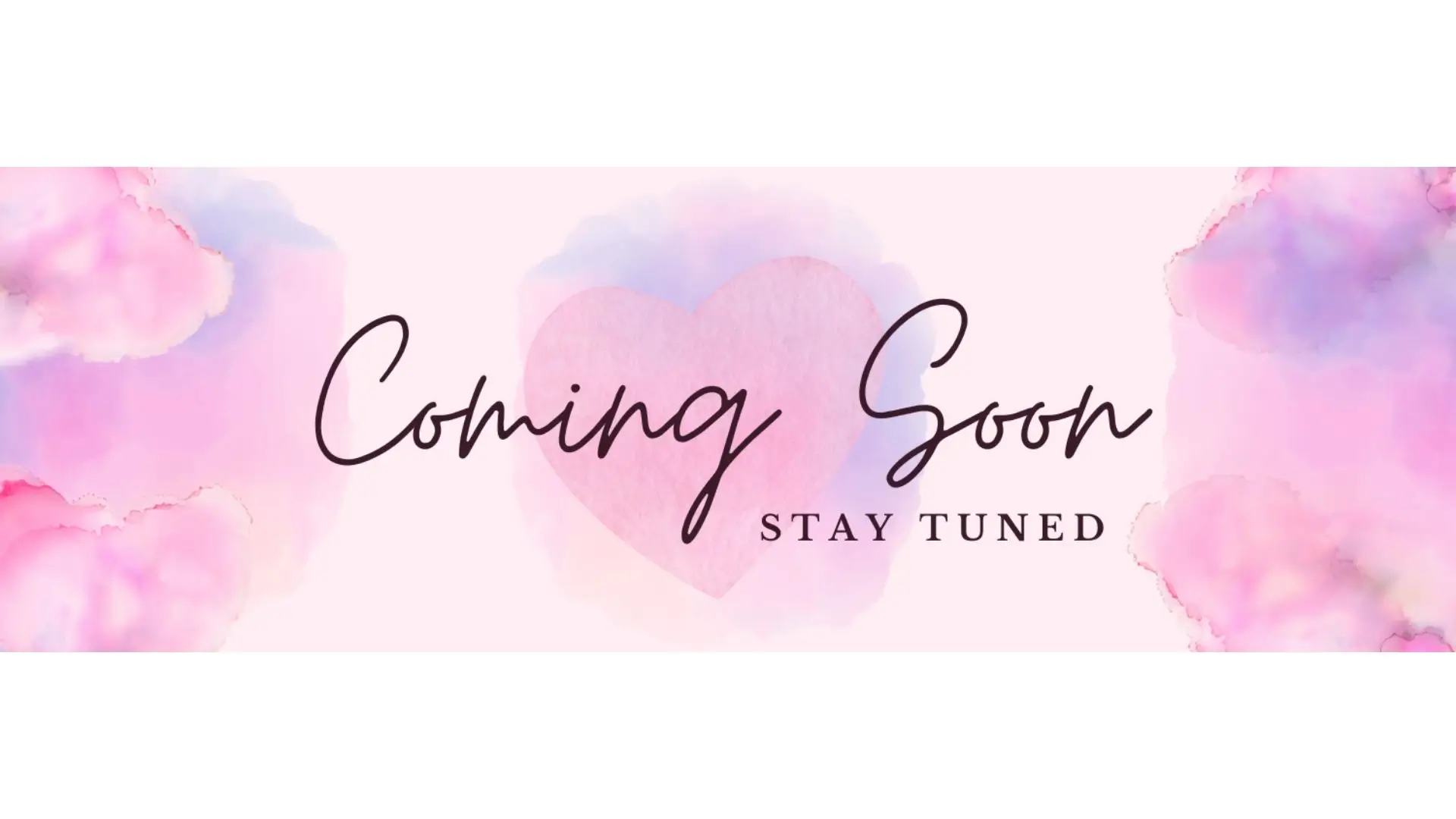 Banner displaying "Coming Soon! Stay Tuned" in bold text against a vibrant background.