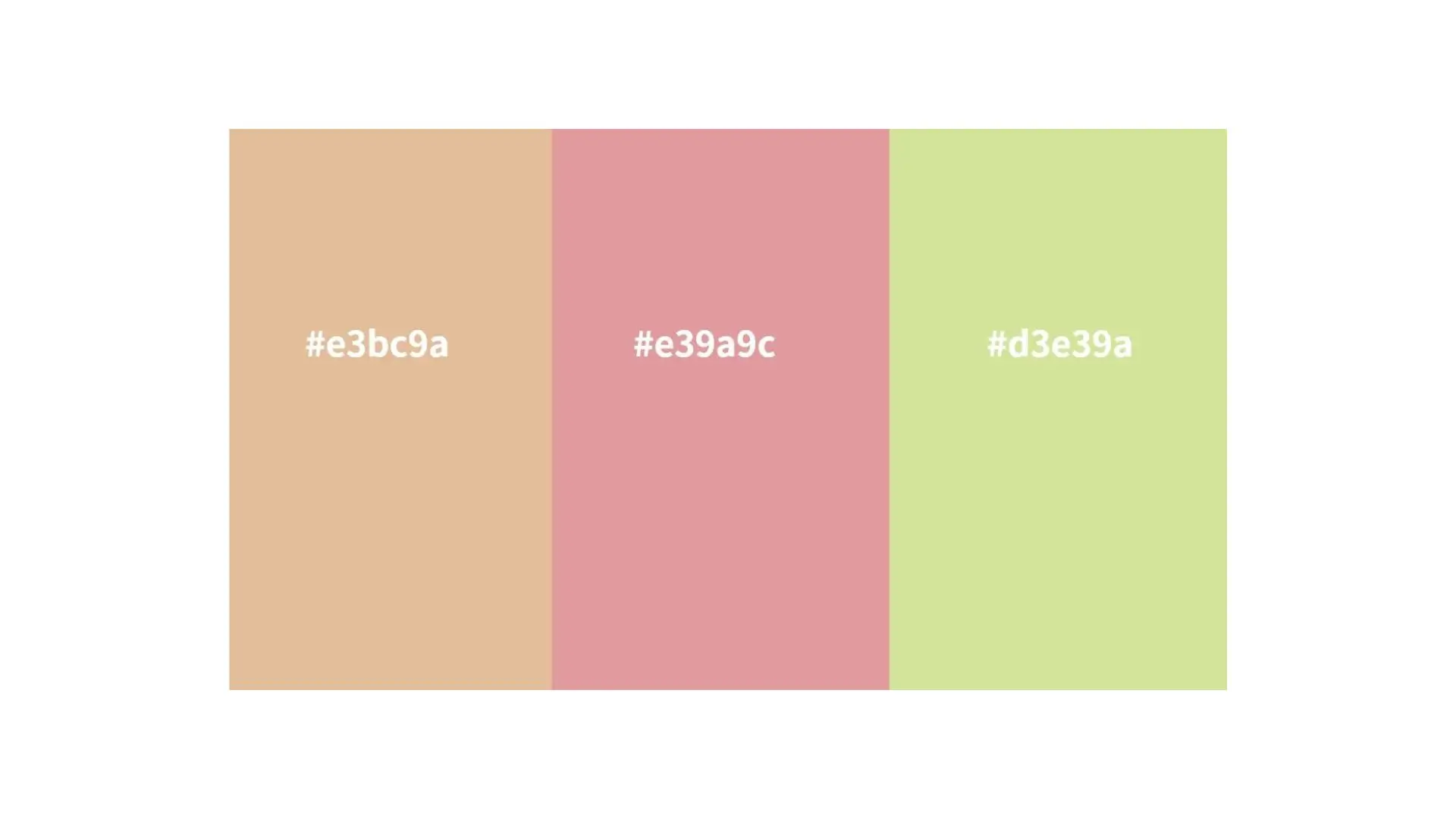 A vibrant color palette featuring the word "happiness" prominently displayed twice.