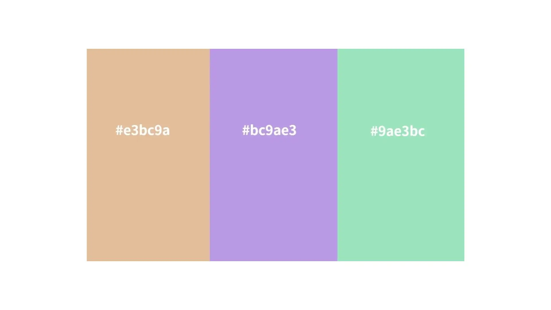 A visually appealing color palette with the word "abra" highlighted in bold letters.