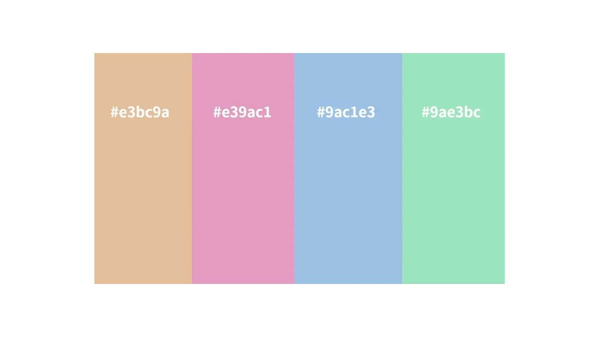 A vibrant color palette showcasing a variety of hues for the new design project.
