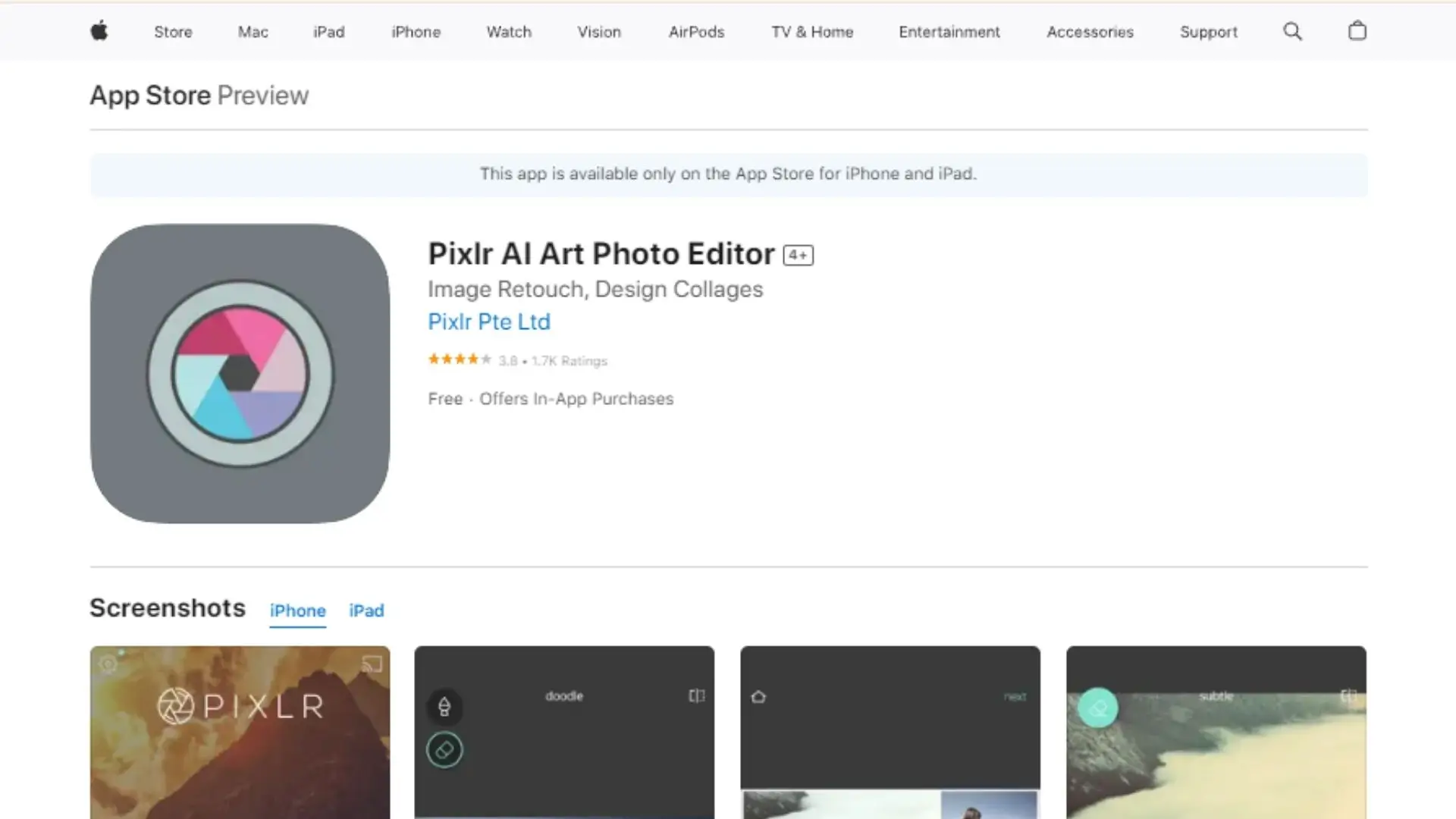 Image of the Pixar app store app interface showcasing colorful animations and user-friendly design elements.