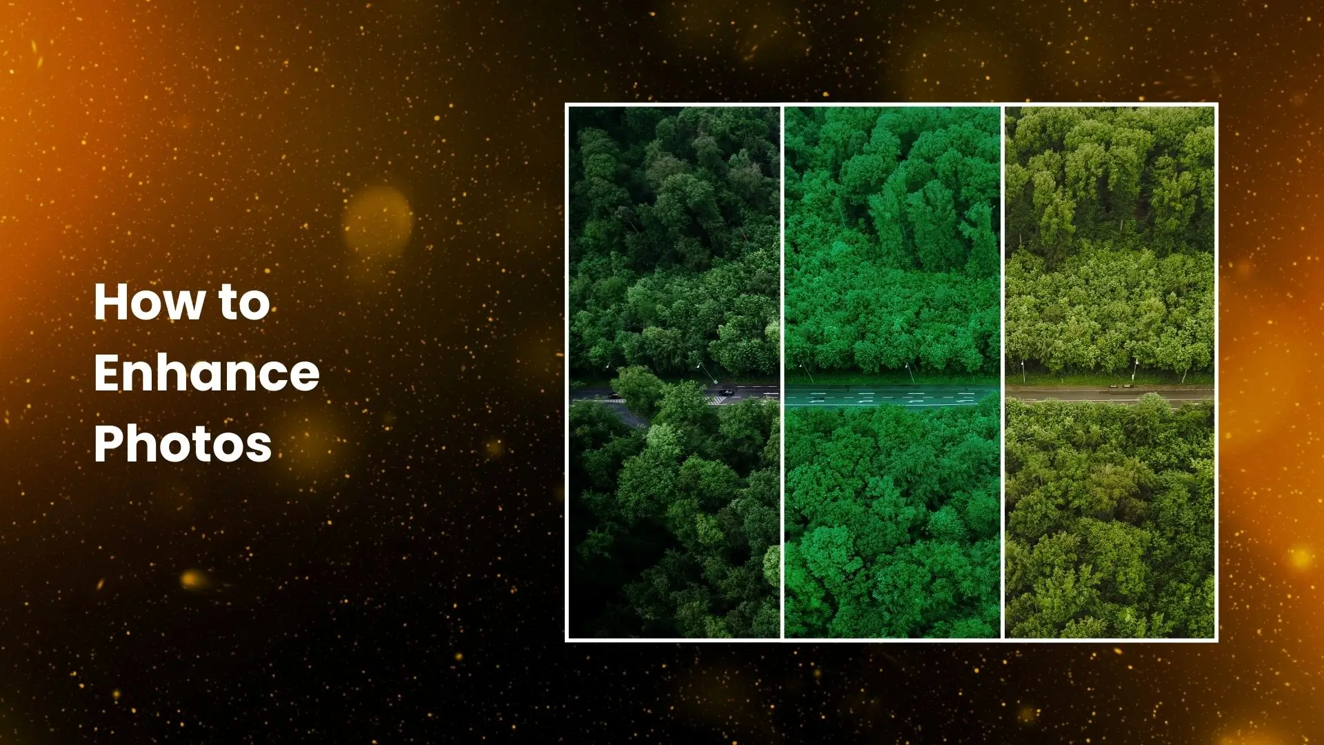 A guide on enhancing photos, featuring tools and techniques for improving image quality and visual appeal.