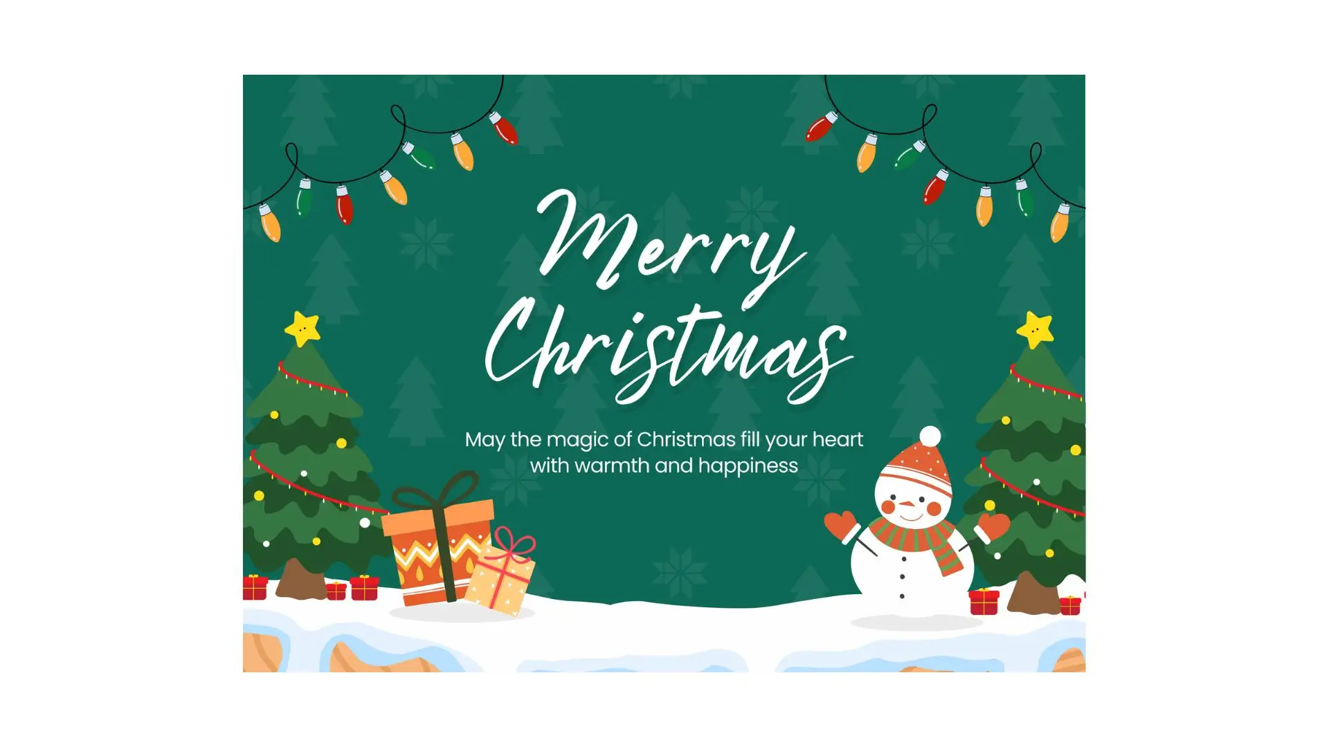 Festive Christmas card template featuring cheerful designs and holiday-themed graphics for seasonal greetings.