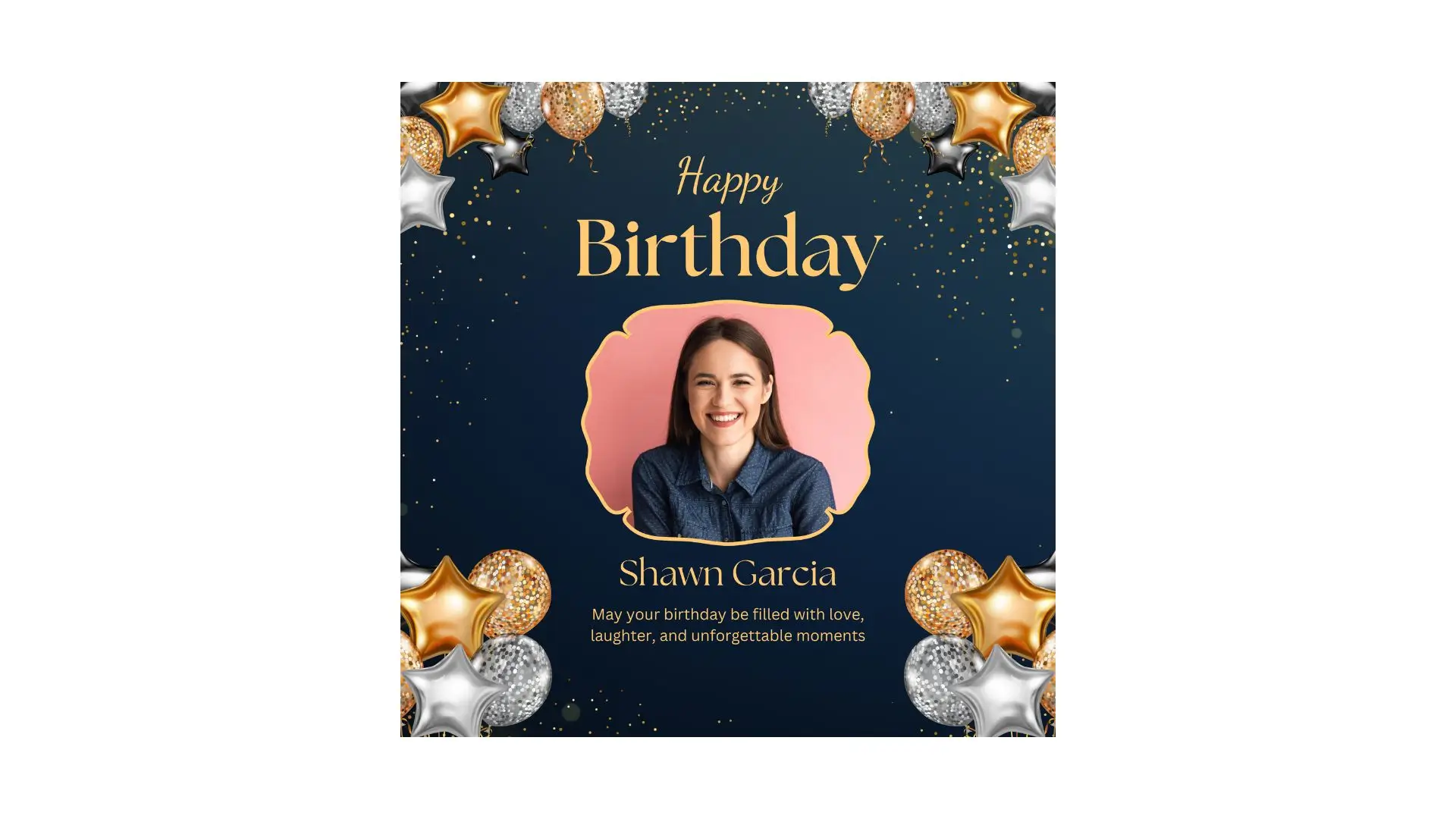A cheerful birthday card template featuring vibrant colors and festive designs, perfect for celebrating special occasions.