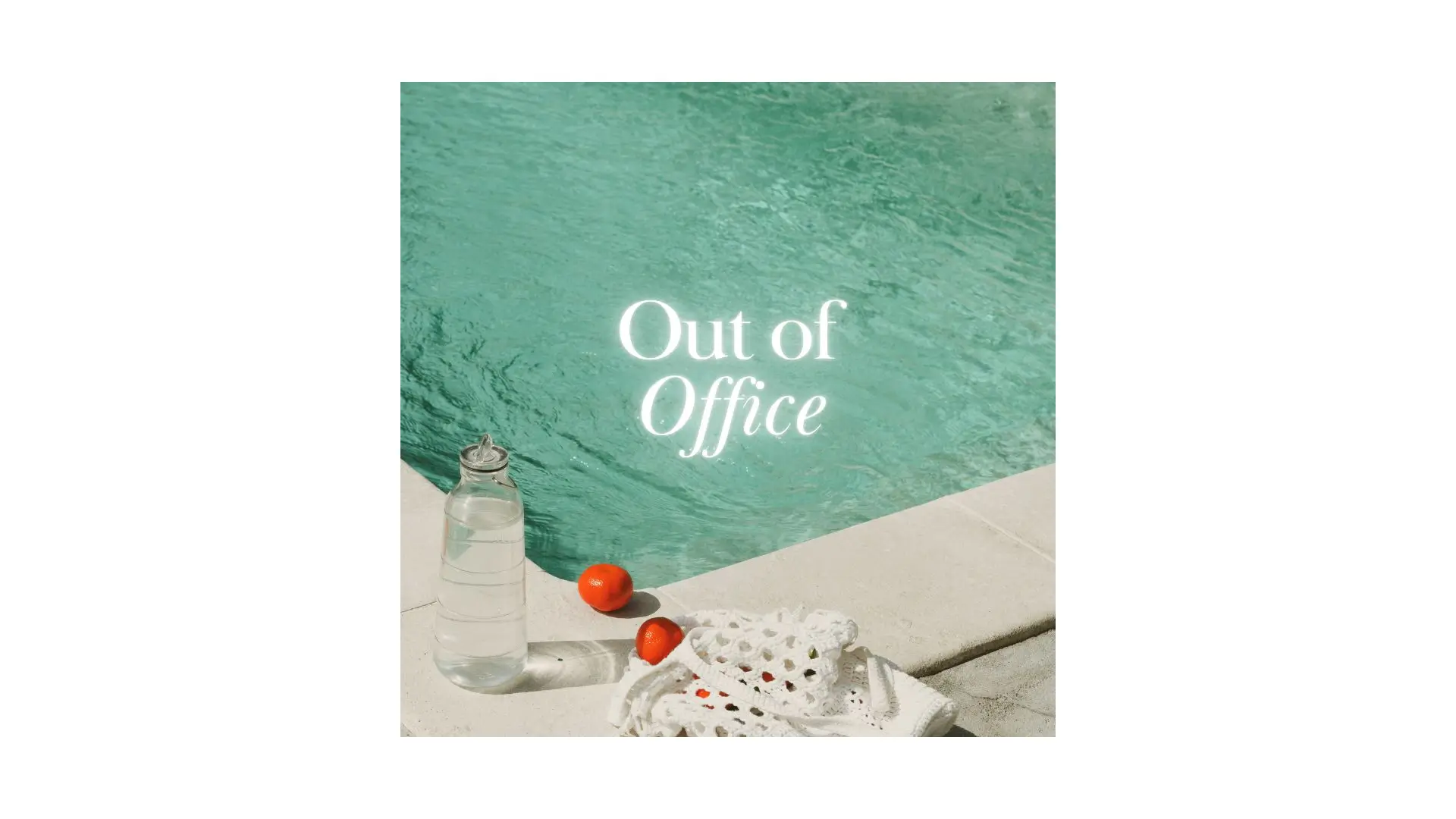 A sign indicating "Out of Office" displayed on a desk, symbolizing absence from work.