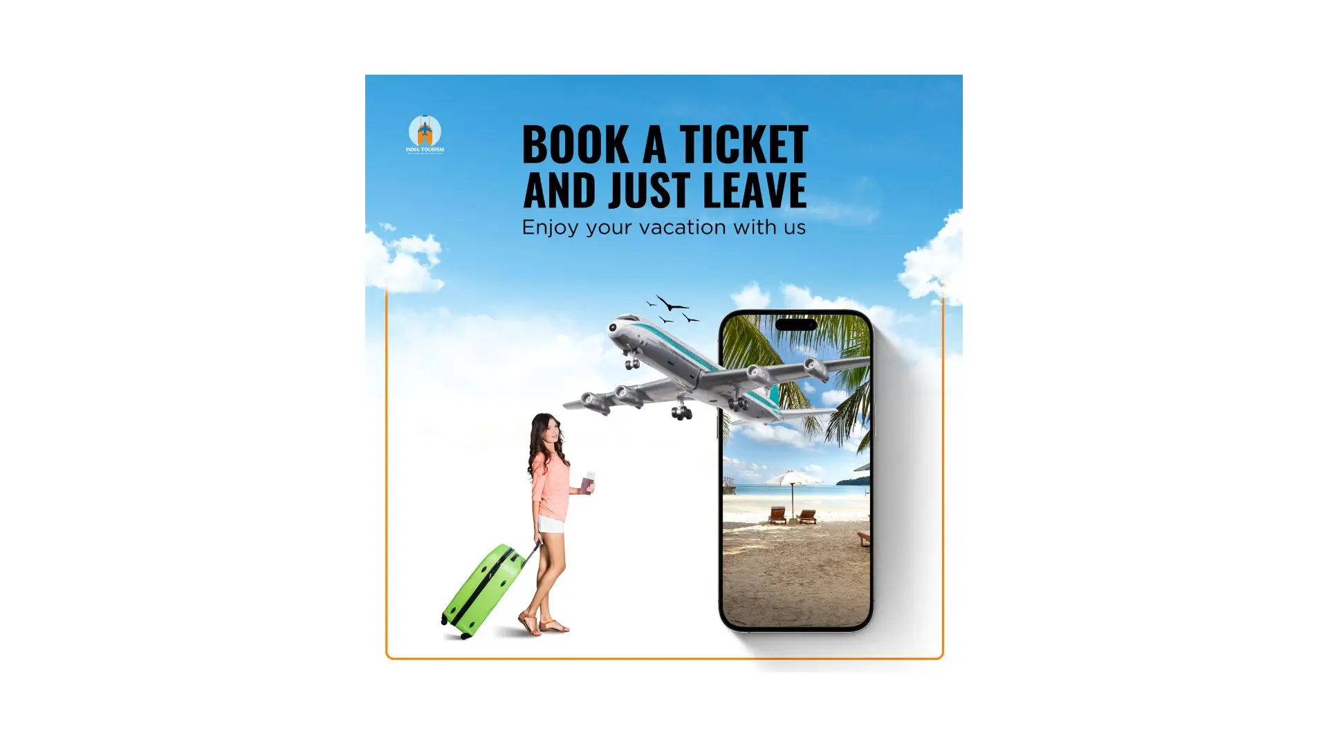 A person booking a ticket online, symbolizing spontaneity and the excitement of travel.
