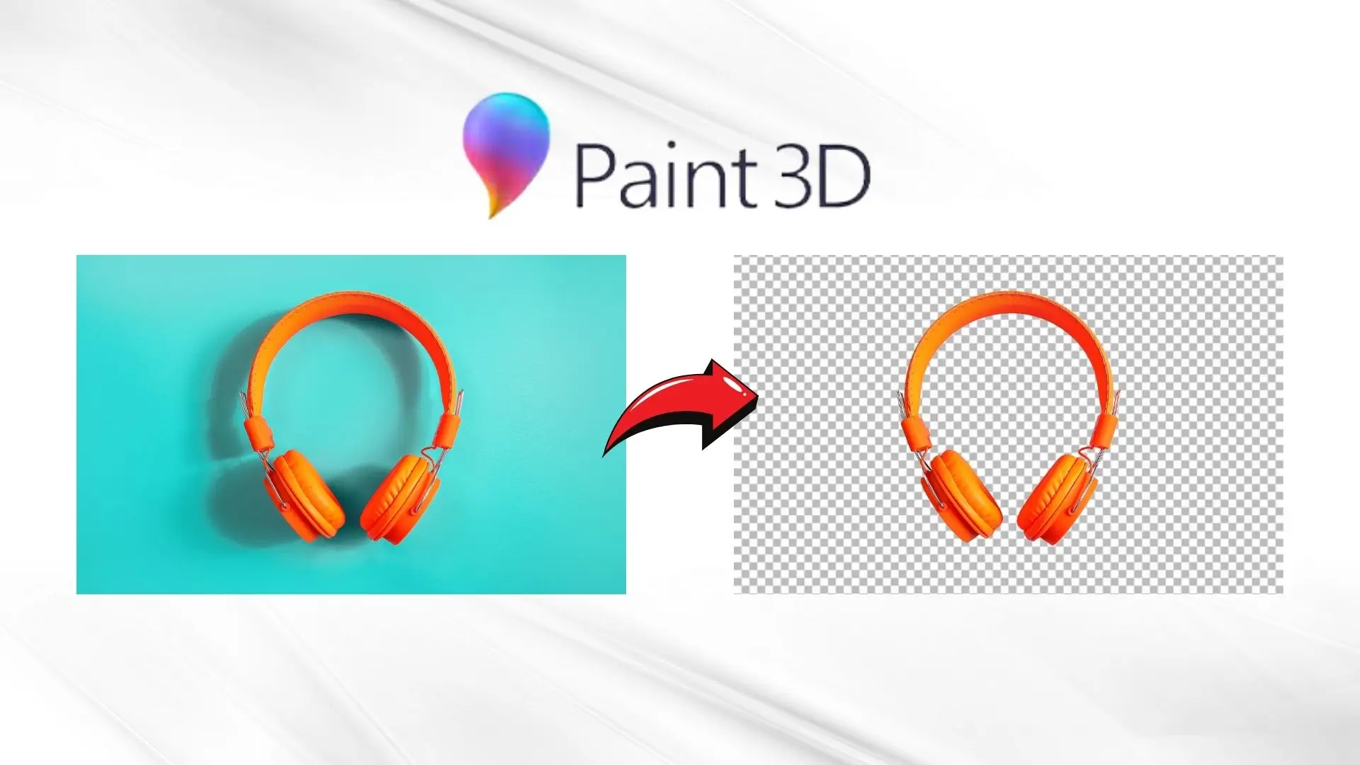 Step-by-step guide on creating a 3D model using Paint 3D software, showcasing tools and techniques.