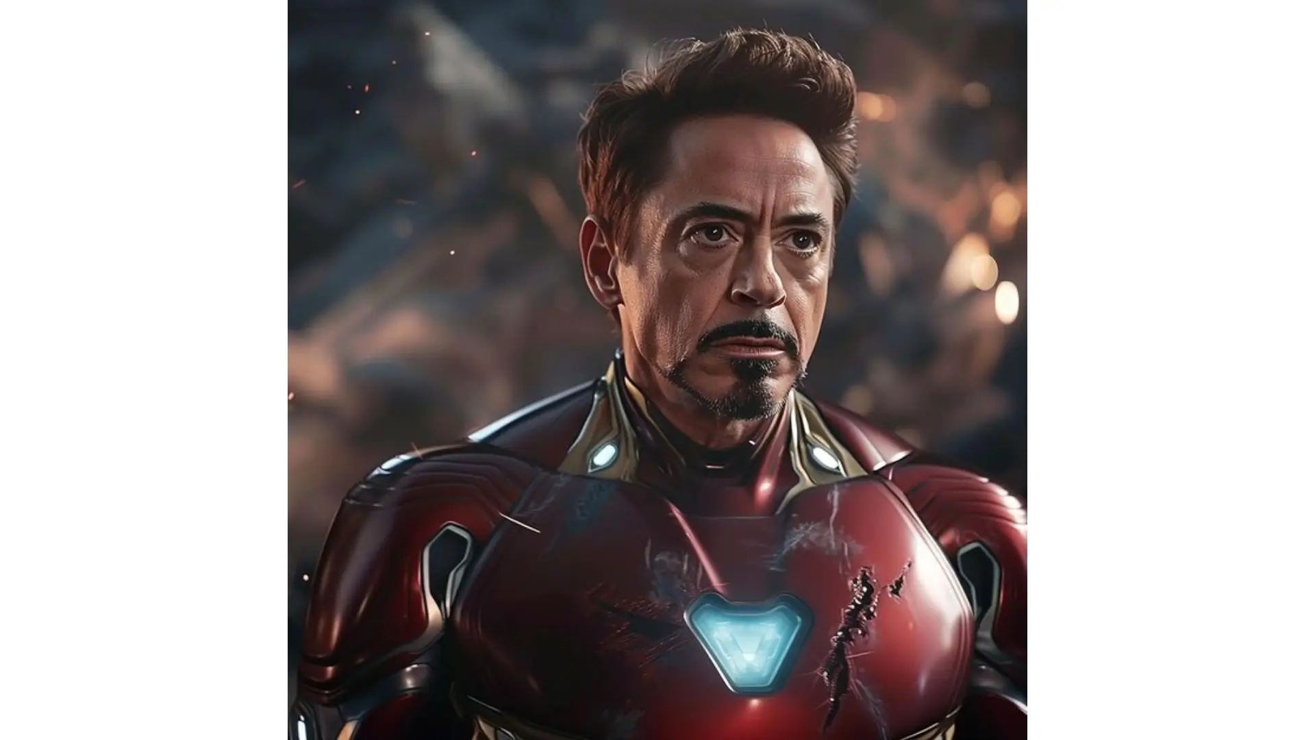 A dynamic Iron Man wallpaper featuring the iconic superhero in a striking pose against a vibrant background.