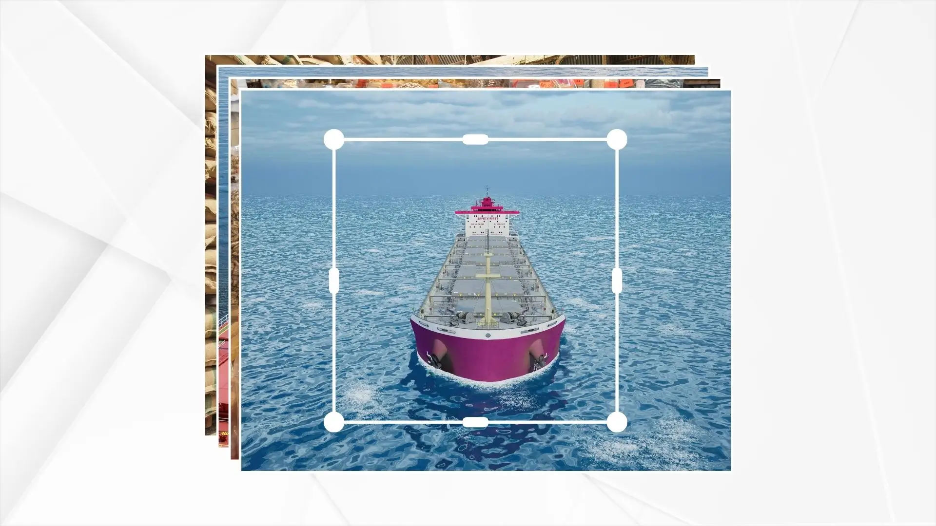 A ship sailing in the ocean, beautifully framed, capturing the essence of maritime adventure and tranquility.