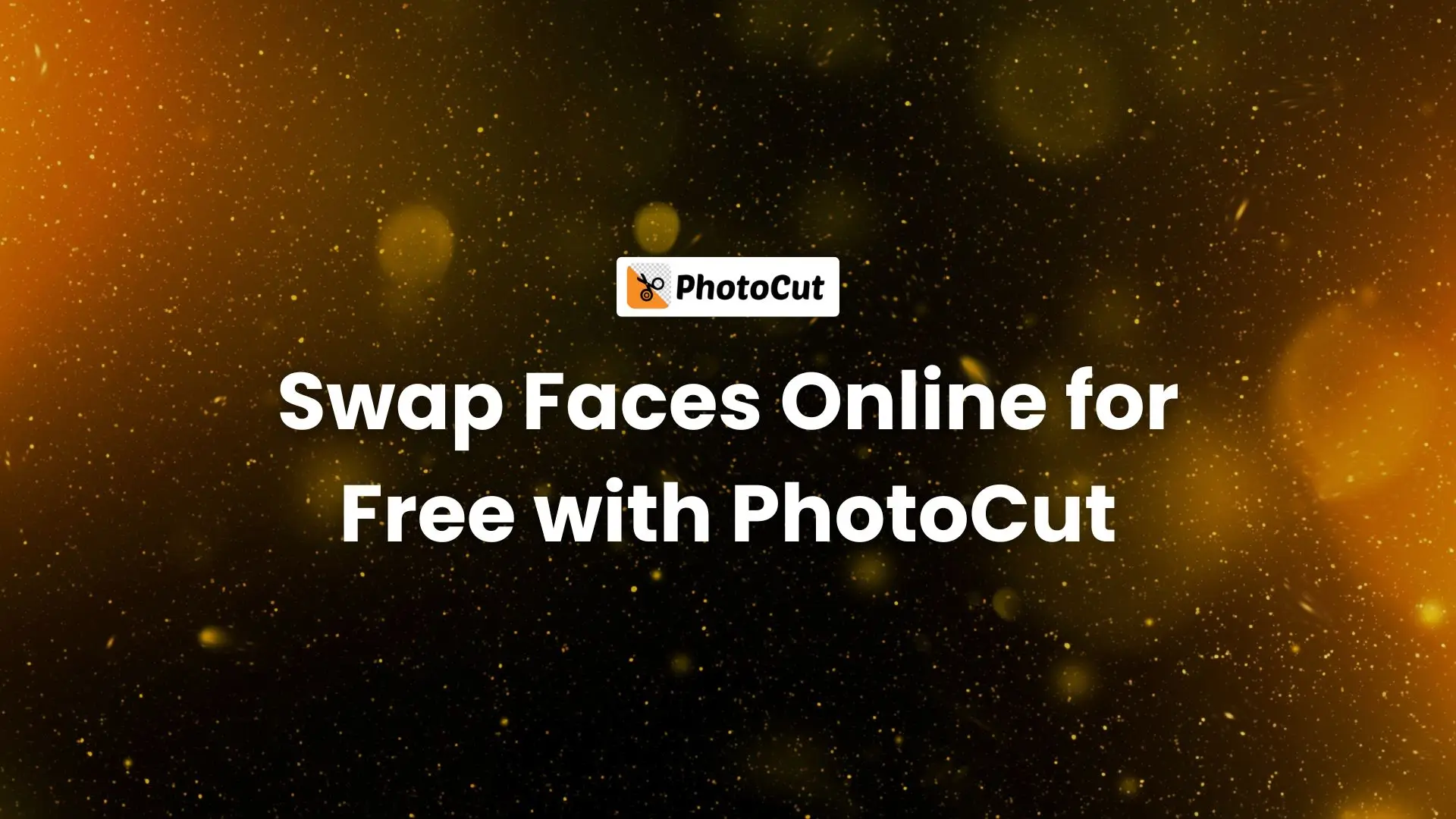 Online tool for swapping faces easily and for free using PhotoCut, showcasing a user-friendly interface.