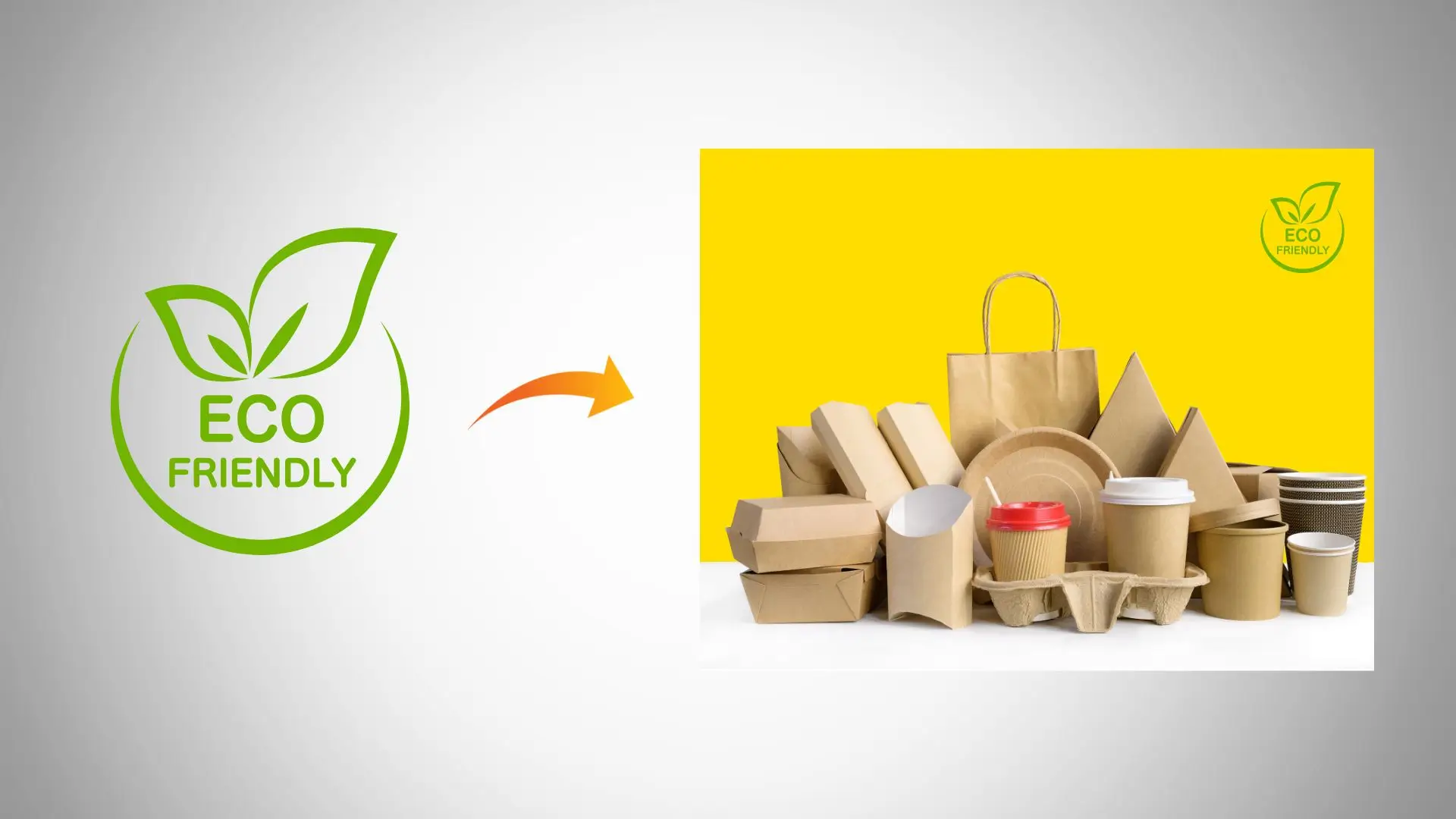 Eco-friendly paper packaging displayed, showcasing sustainable materials and design for environmentally conscious consumers.