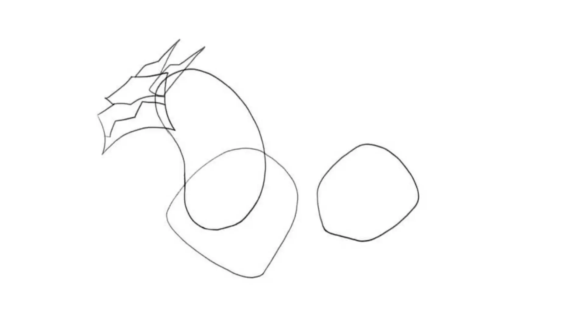 Step-by-step guide illustrating the process of drawing a dragon, showcasing each stage clearly and effectively.
