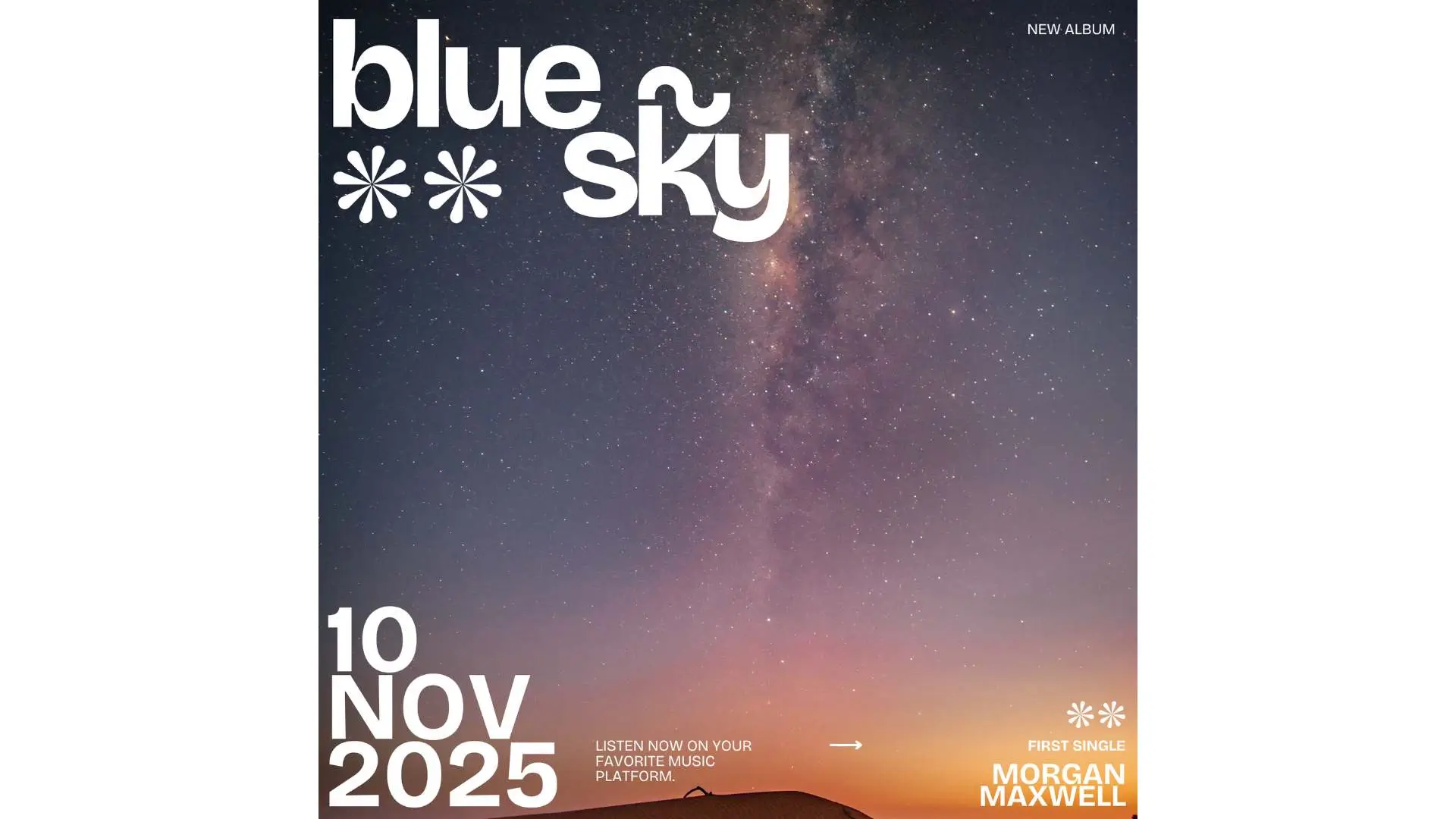 Cover of Blue Sky Magazine, November 2025, featuring a vibrant blue sky and engaging articles on various topics.