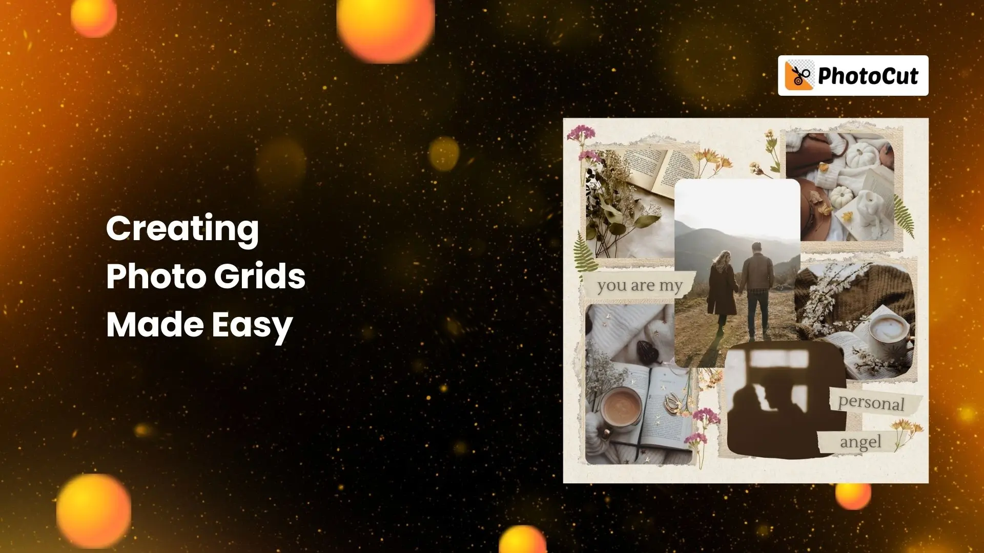 A user-friendly interface showcasing tools for effortlessly creating photo grids.